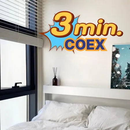 Seoul Gangnam Coex, 3 Minutes Walk From Samseong Station, High-Floor View Studio